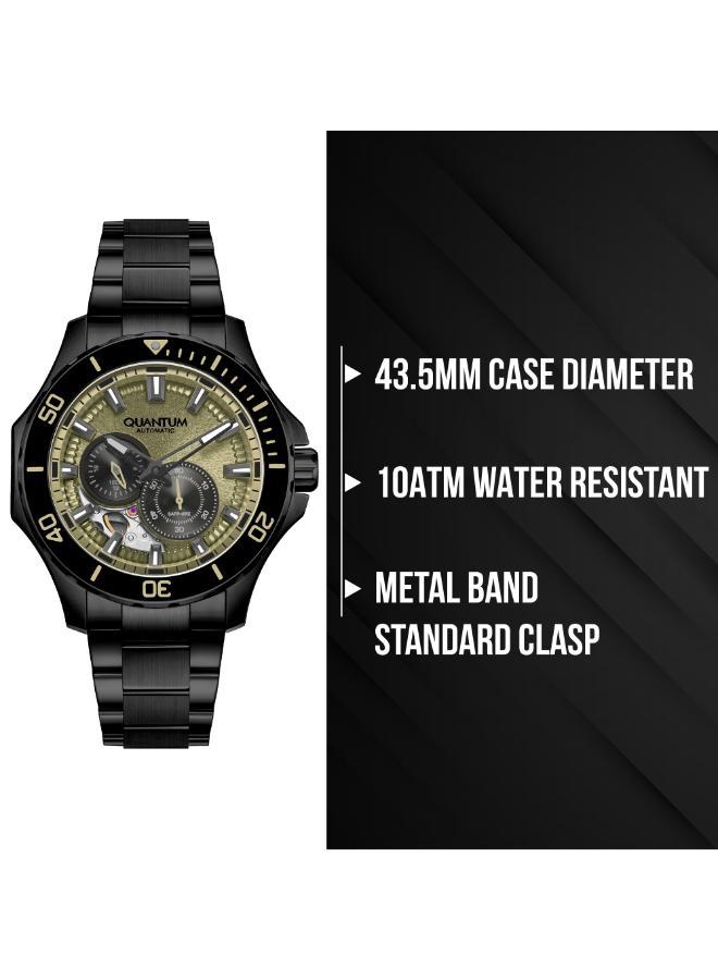 Quantum Men's Metal Analog Watch QMG1188.070 - 43.5 mm - Image 4